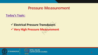 CHEMICAL PROCESS INSTRUMENTATION: Pressure Measurement | PDF