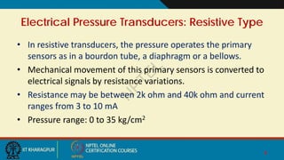 CHEMICAL PROCESS INSTRUMENTATION: Pressure Measurement | PDF