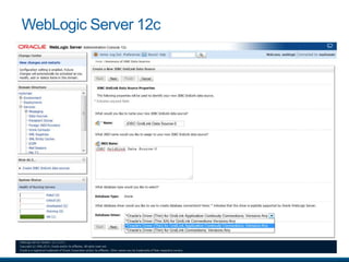16ni.com
WebLogic Server 12c
 