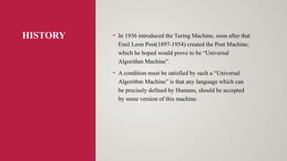 Comprehensive Overview of Post Machine: History, Components, and ...