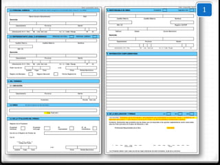 1
                                                                                                                   FUHU - Licencia (PAG. 3 de 5)                                                                                                                     FUHU - Licencia (PAG. 4 de 5)

  2.2 PERSONA JURÍDICA:               (Datos de condóminos deben consignarse en el Formulario Único / Anexo B - Ley 29090)                         4. RESPONSABLE DE OBRA:                                                  Arquitecto                               Ingeniero Civil


                                Razón Social o Denominación                                                             RUC
                                                                                                                                                                Apellido Paterno                            Apellido Materno                                   Nombres
  Domicilio


            Departamento                                 Provincia                                           Distrito                                           DNI / CE                                                                                       Registro CAP/CIP



     Urbanización /A.H. / Otro        Mz    Lote Sub Lote                      Av / Jr. / Calle / Pasaje                     Nº      Int.                    Teléfono                        Celular                                      Correo Electrónico

                                                                                                                                                     Domicilio
  2.3 REPRESENTANTE LEGAL O APODERADO:                                PERSONA NATURAL                      PERSONA JURÍDICA


                                                                                                                                                                Departamento                                 Provincia                                          Distrito
            Apellido Paterno                         Apellido Materno                                        Nombres


                                                                                                                                                            Urbanización / A.H. / Otro                 Mz   Lote Sub Lote          Av / Jr. / Calle / Pasaje                 Nº          Int.
               DNI / CE

  Domicilio
                                                                                                                                                   5. INFORMACIÓN COMPLEMENTARIA:

            Departamento                                 Provincia                                           Distrito


     Urbanización /A.H. / Otro        Mz    Lote Sub Lote                      Av / Jr. / Calle / Pasaje                     Nº      Int.

  Poder inscrito en:                                                         o en:
                           Asiento       Fojas       Tomo                                       Ficha           Partida Electrónica

  Registro de Mandatos                      Registro Mercantil                       Oficina Registral de:



3. DEL TERRENO:

  3.1 UBICACIÓN:



            Departamento                                 Provincia                                           Distrito



                                                  Fundo/otro                                                        Parcela Sub Lote


  3.2 ÁREA:               (El área se expresa con dos decimales)




                                                            Área Total (m2.)
                                                                                                                                                   6. DE LA DECLARACIÓN Y FIRMAS                                                          DIA                  MES                AÑO

                                                                                                                                                     Los suscritos declaramos que la información y documentación que presentamos se presumen ciertas y verdaderas, en
  3.3 DE LA TITULACIÓN DEL PREDIO:
                                                                                                                                                     aplicación del numeral 1.7 del Artículo IV de la Ley N° 27444, Ley del Procedimiento Administrativo General.
                                                                                                                                                     Asimismo, declaramos bajo juramento que las áreas que corresponden a los aportes reglamentarios serán reservadas
  Régimen de la Propiedad:                                                                                                                           para los fines previstos en el plano de lotización y vías.
  Propiedad                           Propiedad                              En                                    Nº de                                    Profesional Respomsable de la Obra                                                   Solicitante
  Individual                          Conyugal                               Copropiedad                           Condóminos

  Inscrito en el Registro de Predios de:

  Con el:


                Código del Predio

                                                                                                                                                                             Firma y Sello                                                          Firma
                                                                   o en:
        Asiento        Fojas       Tomo                                                         Ficha            Partida Electrónica
                                                                                                                                                     Los firmantes deben visar cada una de las hojas anteriores de este formulario, al pie de su anverso
 
