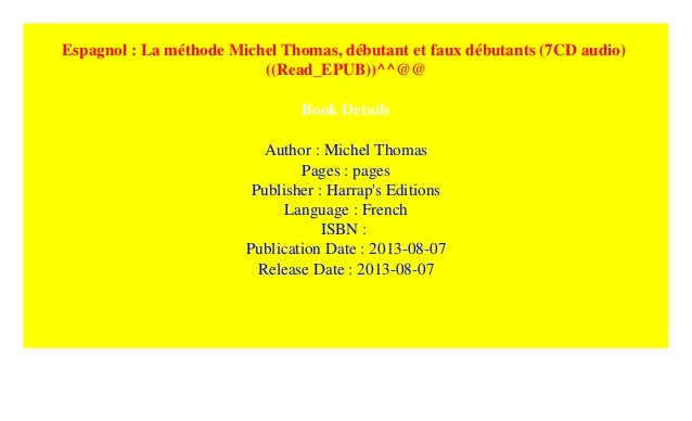 Espagnol La Methode Michel Thomas Debutant Et Faux Debutants 7cd