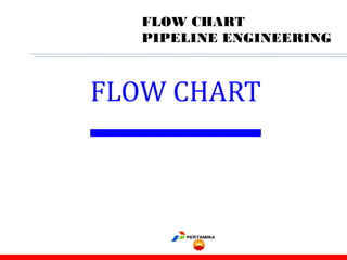FLOW CHART
FLOW CHART
PIPELINE ENGINEERING
 