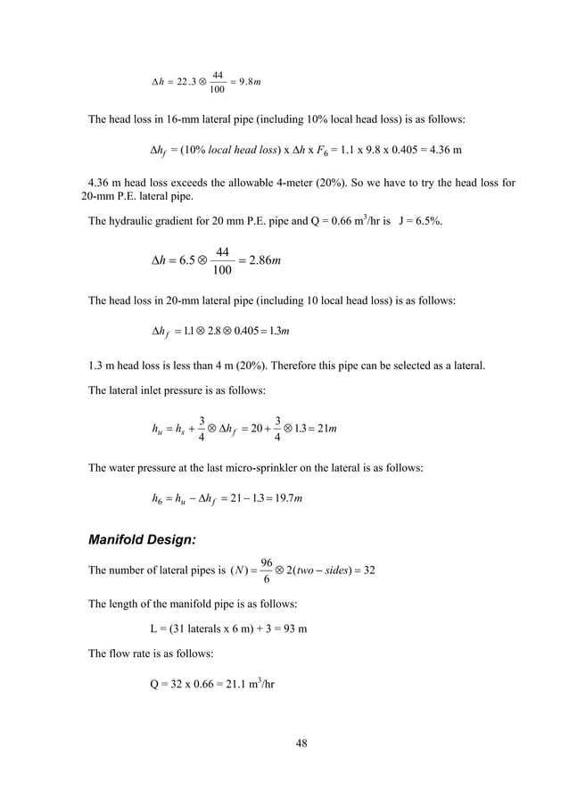 pipe line calculation PDF