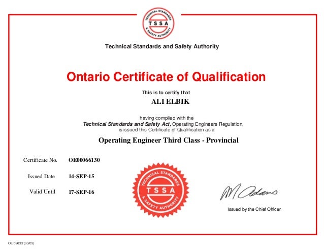 CERTIFICATE CERTIFICATE