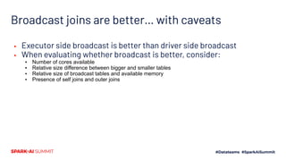 On Improving Broadcast Joins in Apache Spark SQL | PDF