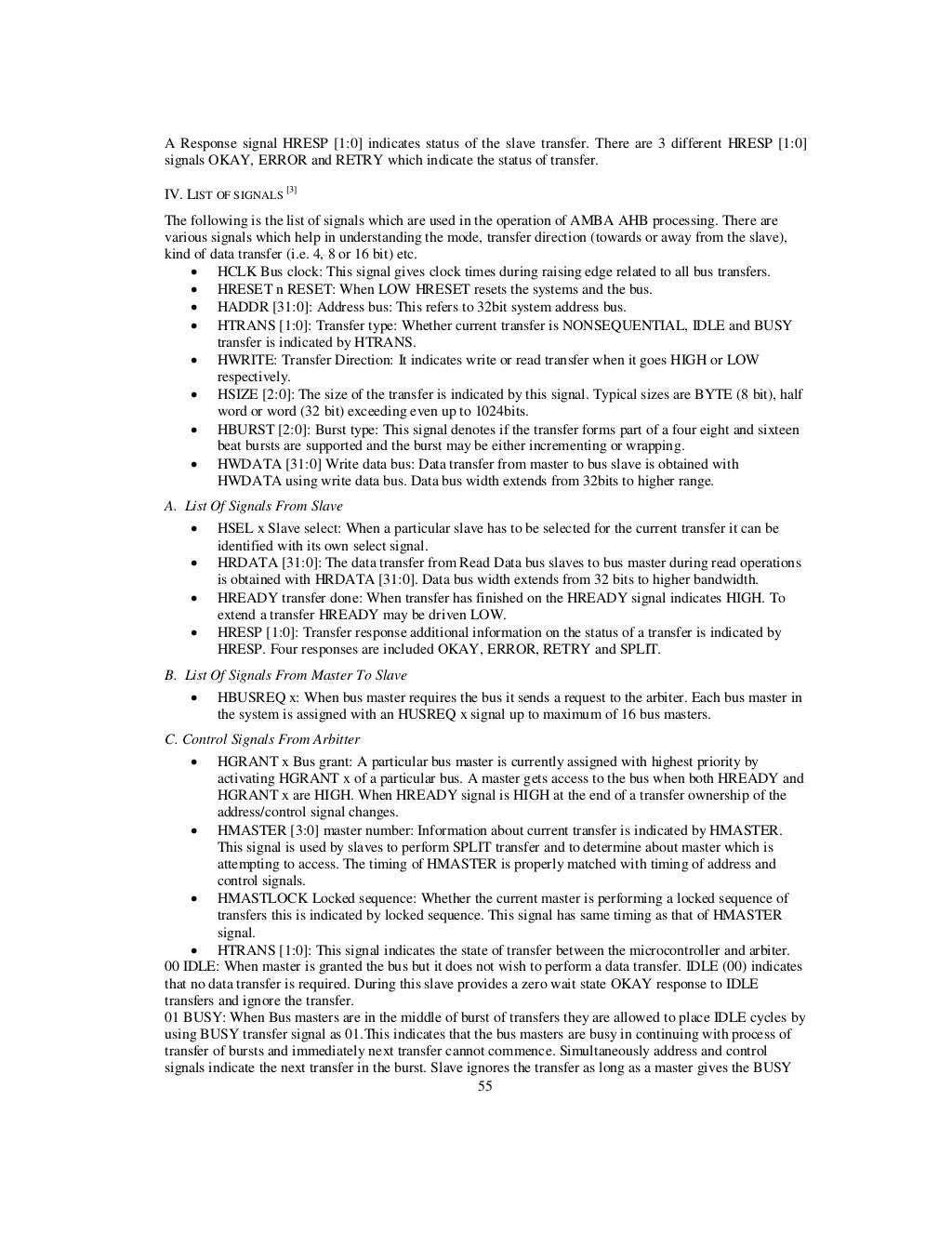 Diagnostic Access Of AMBA AHB Communication Protocols