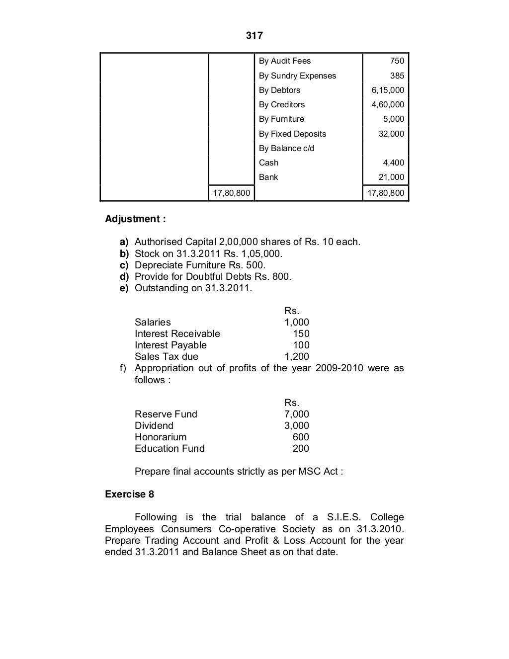Holding Account Level