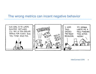 35
The wrong metrics can incent negative behavior
 