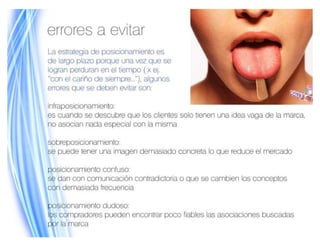presentacion posicionamiento mercadotecnia