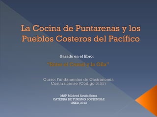 Basado en el libro:
MAP. Mildred Acuña Sossa
CATEDRA DE TURISMO SOSTENIBLE
UNED, 2012
 