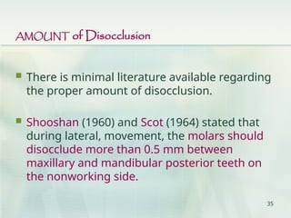 Tooth Disocclude Hobos Dentistry Prevention and Philosophy | PPTX