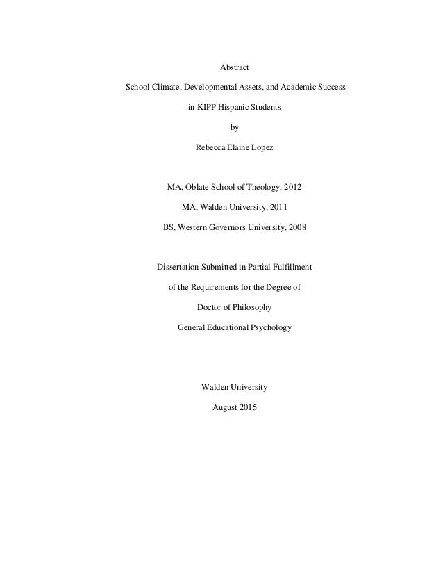Dissertation help walden univeristy