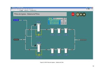 181
Figura 5.6 HMI Filtros de Ingreso – Sistema de Filtro
 