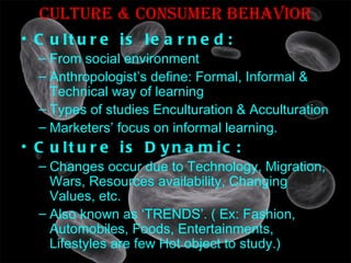 Culture & Sub Cultures Slide 6