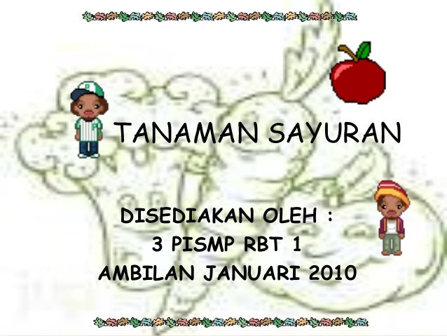 tanaman sayuran