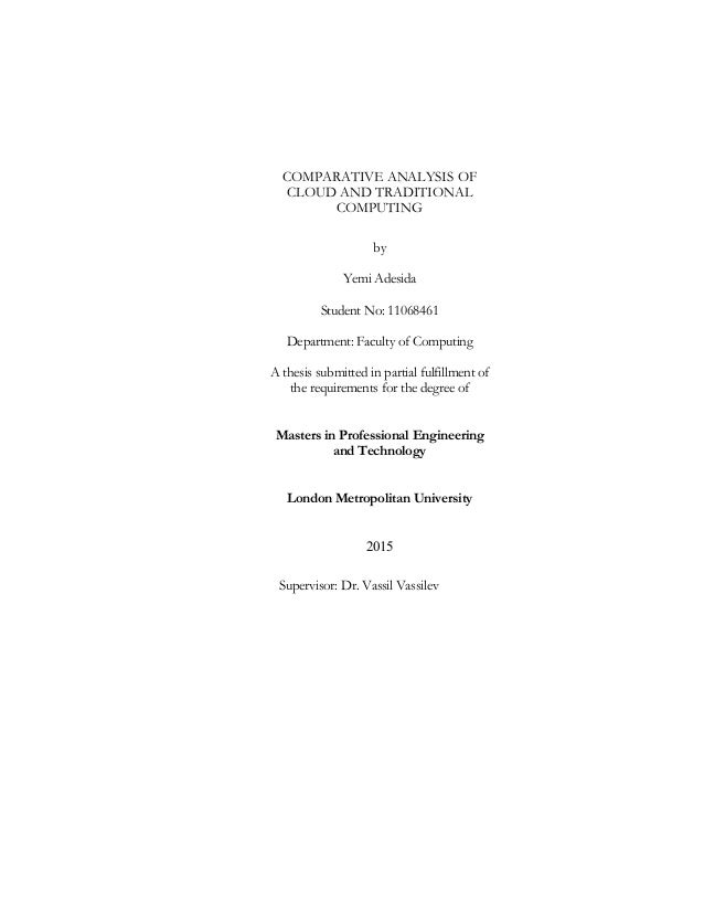 Master thesis cloud computing security