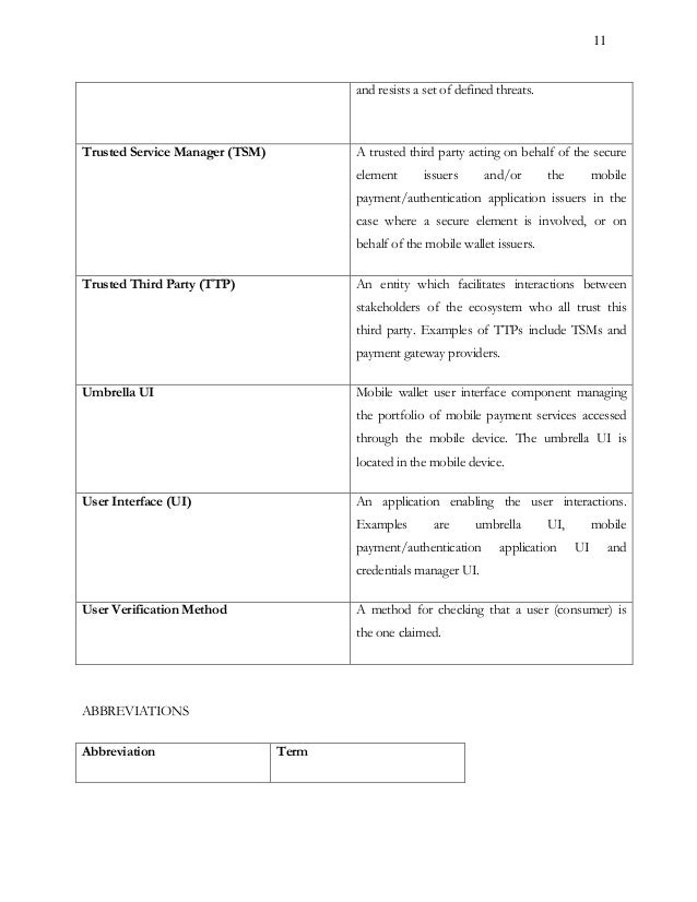 Master thesis mobile payment