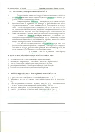 5 16 interpretação de texto