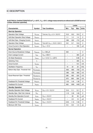 -30- 
IC DESCRIPTION 
 