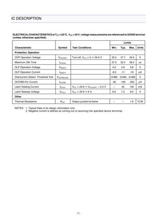 -31- 
IC DESCRIPTION 
 