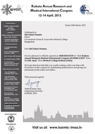 Fahad Hossain-Ambassador