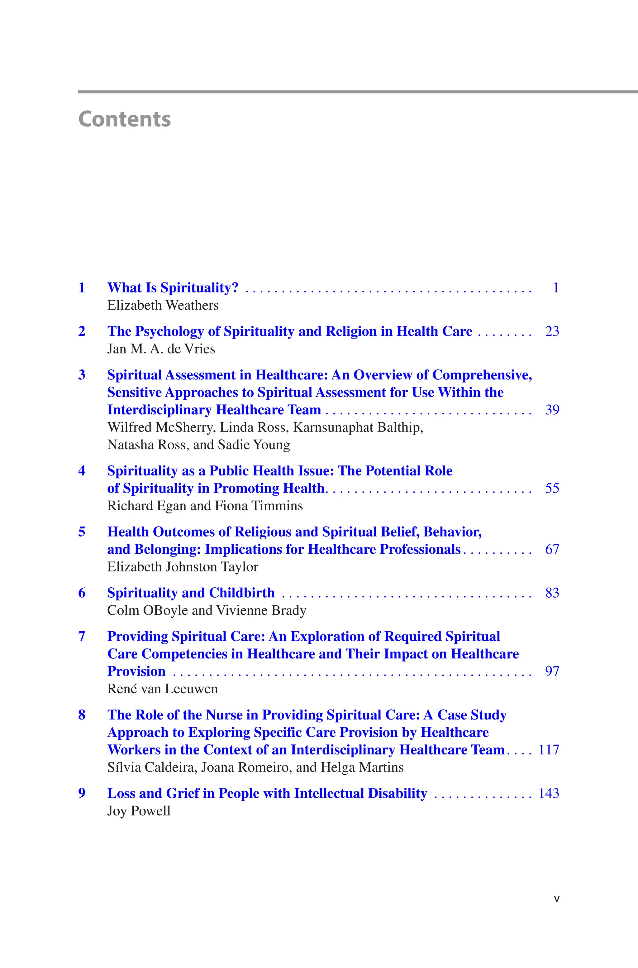 Spirituality in Healthcare Perspectives for Innovative Practice Fiona ...