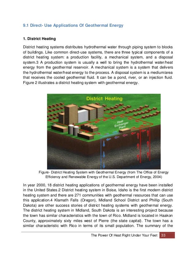 GEOTHERMAL ENERGY Heat Under Your Feet pdf GEOTHERMAL ENERGY Heat Under Your Feet pdf