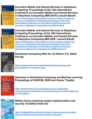 Distributed Computing by Mobile Entities Current Research in Moving and ...