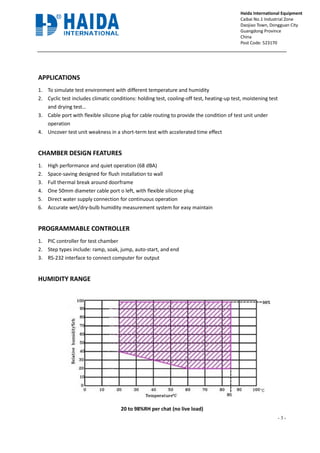 Climate Chamber PDF