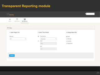 Transparent Reporting module
 