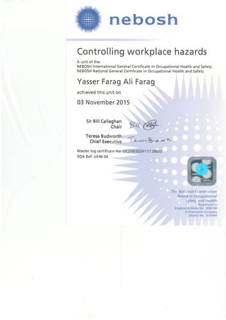 IGC2 NEBOSH Certificates | PDF