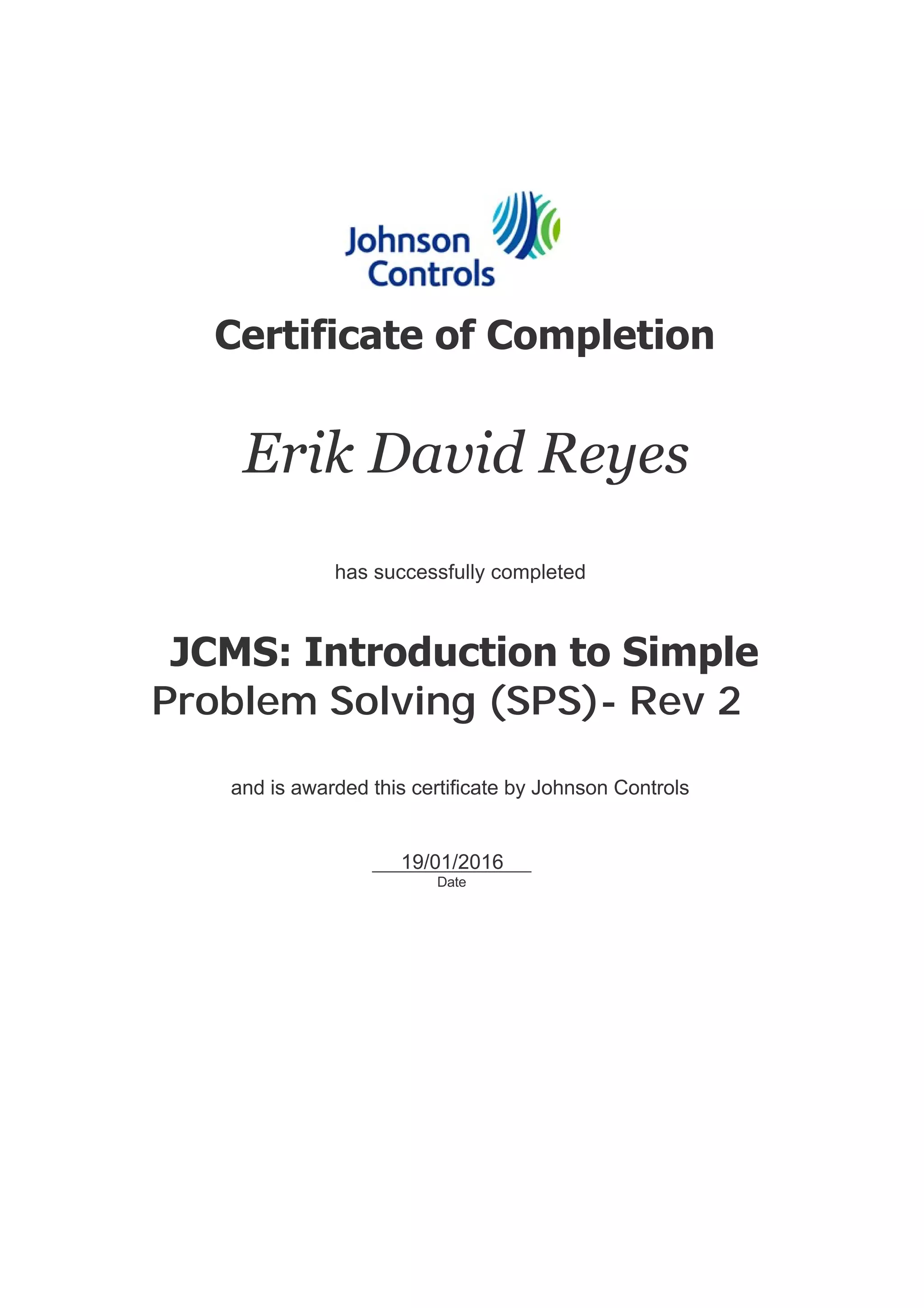 JCMS Introduction to simple problem solving | PDF