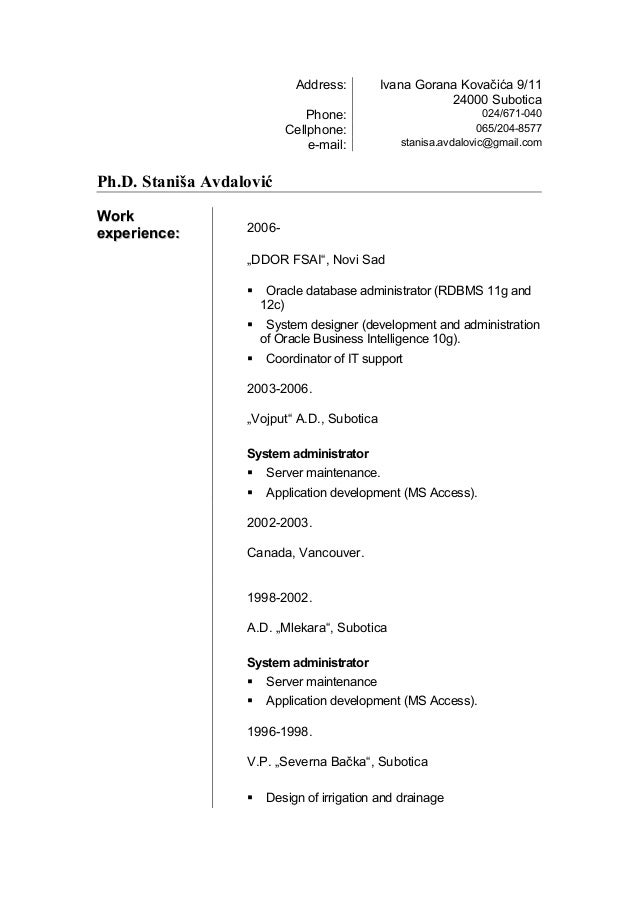 eresume