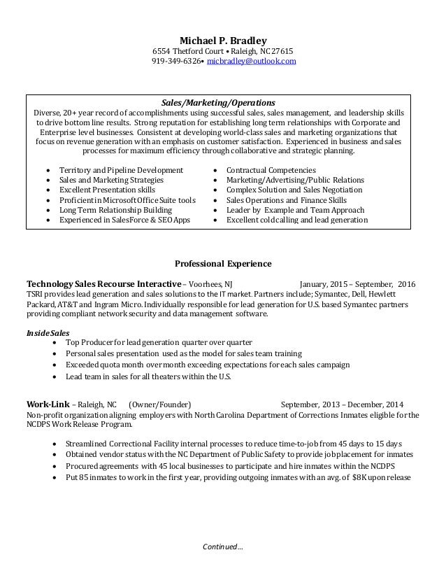 m bradley resume 2 2016