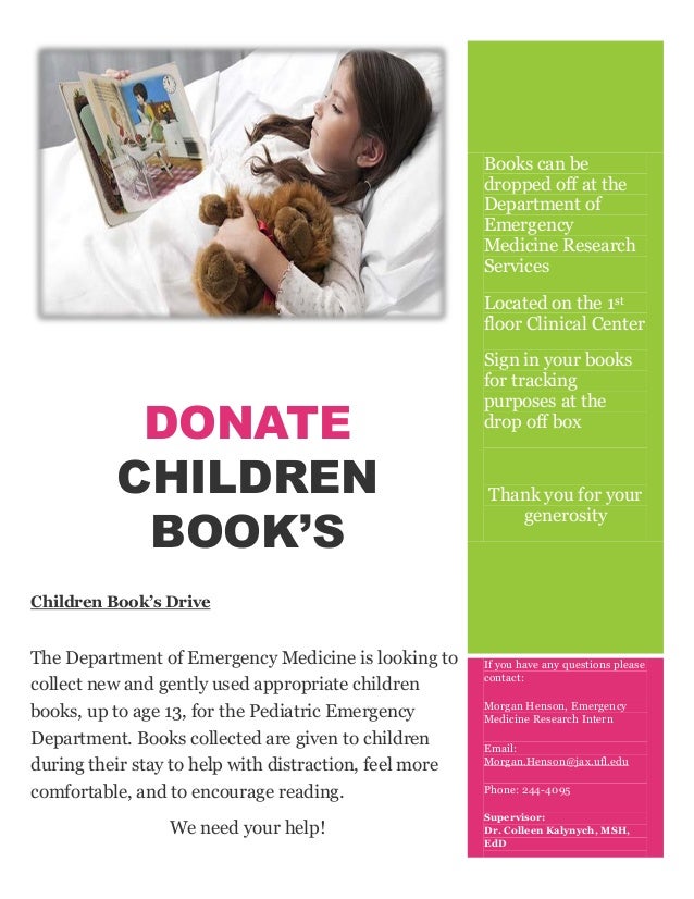 book drive flyer