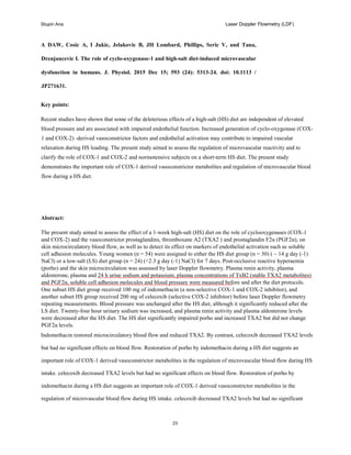 Notes for Measuring blood flow and reactivity of the blood vessels in ...