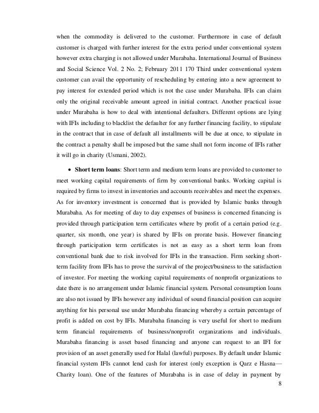 Islamic banking and finance a review essay