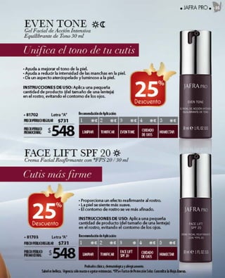 Jafra oportunidades Marzo