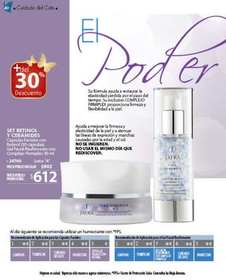 Jafra oportunidades Marzo