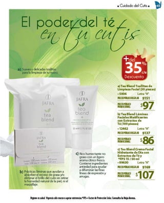 Jafra oportunidades Marzo