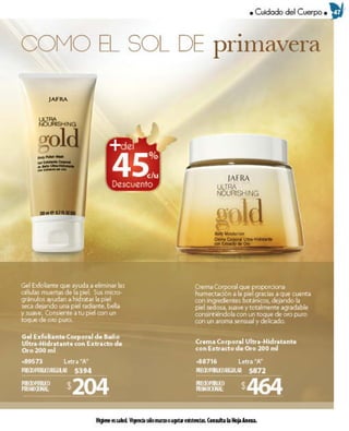 Jafra oportunidades Marzo