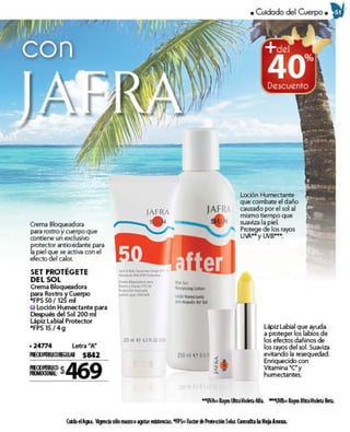 Jafra oportunidades Marzo