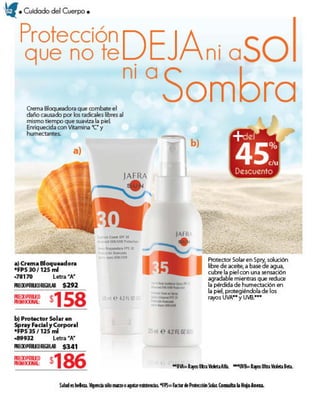 Jafra oportunidades Marzo