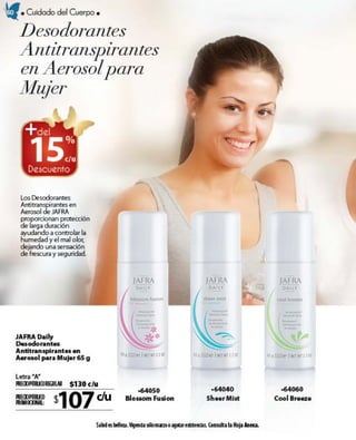 Jafra oportunidades Marzo