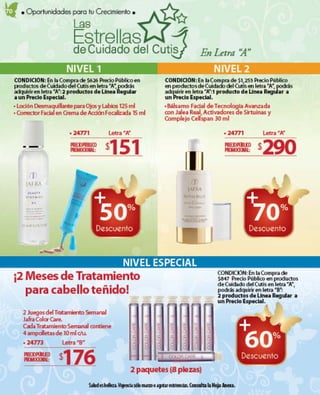 Jafra oportunidades Marzo