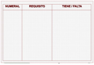 21P03-V2
101
21P03-V2
101
NUMERAL REQUISITO TIENE / FALTA
 