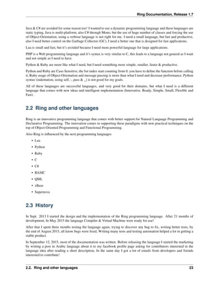 The Ring programming language version 1.7 book - Part 6 of 196 | PDF