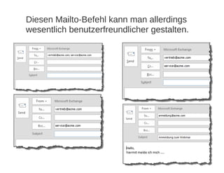 SharePoint Lektion #51: Der Mailto-Befehl