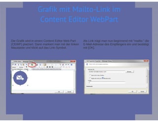 SharePoint Lektion #51: Der Mailto-Befehl